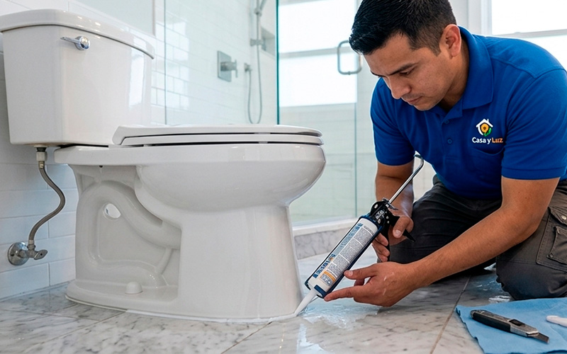 Cómo calafatear el baño con silicón: adiós a la humedad