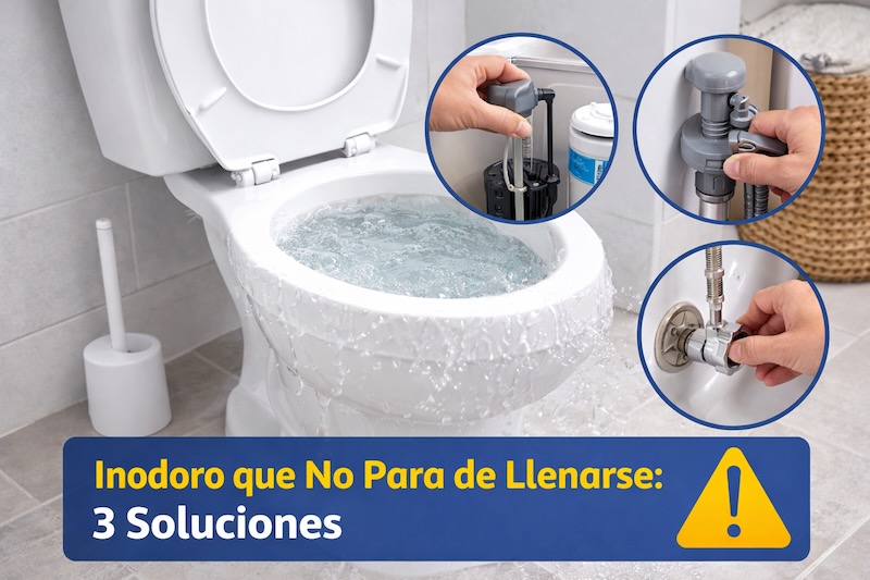 Inodoro que No Para de Llenarse: 3 Soluciones Fáciles